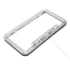 Universal Blue White Red Car 54LED Lighting Acrylic Plastic Aposition Plate Cover Frame298p