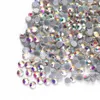 Strass cristal 3D fixables, 1440 pièces, fer sur les ongles, décoration de vêtements, pierre de verre à dos plat, accessoires de bricolage, 7002136