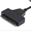 50cm-kabels 2.0 SATA 7 + 15PIN DUBLE USB-adapters overdracht van kabel voor 2,5 of 3 inch HDD-laptop harde schijf