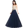 Babyonlinedress 2020 neue Chiffon- Spitze-Abschlussball-Kleider lang reizvolle Illusion Tulle-Abend-Partei-Kleid-elegante Reißverschluss-Rückseite Abendkleider CPS620