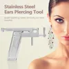 Universal Ear Piercing Gun Stainless Steel Ears Piercing Tool Kit Professional Painless Ear Nose Machine Jewelery Tools