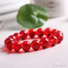 Beaded Bracelets Stretch 8mm Natural Stone Beads Carnelian Amethyst Round Beads Bracelet Purple Healing Crystal Bracelets