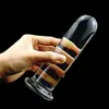 camaTech Huge Silindir Pyrex Cam Dildo Büyük Züccaciye Penis Kristal Anal Fişler G noktası Stimülatör Pleasure Wand Seks Oyuncakları Y200421 Smooth