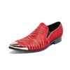 Saldi caldi-Scarpe eleganti da uomo per la festa nuziale Scarpe alla moda Mocassini da uomo Scarpe da uomo a punta casual