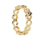 Chegue anéis 18k Rose Gold Ring Caixa original para Pandora 925 Sterling Silver Honeycomb Mulheres Presente Jóias Conjunto W205