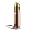 Bullet Lighter Flint Keychain Lighters Rose Gold Refillable Metal Butane Flame Lighters for Men Cigarette