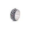 S925 Retro Sterling Silber eingelegter Tigerkopf Ring Trend Hip Hop Männer und Frauen Paar Schmuck Geschenk222x