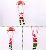 Fallschirm-Weihnachtsmann, Weihnachtsdekoration für Zuhause, Deckendekoration, Fallschirm-Weihnachtsmann, Schneemann, Neujahr, hängender Anhänger, weihnachtliche lustige Schmuckstücke