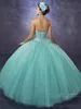 vestidos de 15 anos quinceanera klänningar med bolero och älskling halsringning 2019 billiga prinsessor aqua prom klänningar tyll anpassad mad185g