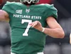 Portland State VIKS College Football Maillots Dante Chachere Jalynnee McGee Andrew Van Buren Beau Kelly Nate Bennett Mataio Talalemotu Emmanuel Daigbe Shakir 4XL