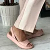 MCCKLE Women Sandals Candy Color Peep Toe Summer Rome Slip-On Woman Slides Slingbacks Casual Female Flats Platform Shoes Fashion CX200613