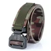 Mode Mannen Tactische Riemen Nylon Taille Riem Zware Metalen Gesp Verstelbare Militaire Leger Riemen Voor Mannen Outdoor Quick release J247i