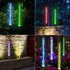 4Pack Solar Lights Outdoor New Garden Decor Acrylic Bubble Lights, Multi-Color Changing Garden Lights for Patio, Pathway, Yard Decoration