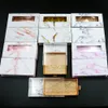 3D Mink pestañas del paquete Cajas pestañas falsas cuadrada de mármol embalajes vacíos caja de pestañas pestañas Caso Caja del empaquetado 12styles RRA3190