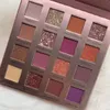 Langlebige 16-Farben-Matt-Schimmer-Lidschatten-Palette Kosmetik Augen Gepresster Puder Glatte Pigmente Wasserbeständiges Aufhellen-Lidschatten-Make-up DHL