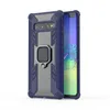 Beschermende wapenrusting Zachte mobiele telefoon beschermer voor Samsung S10 S10E A30 Note 10 Auto Magentic Back Shell met ringhouder