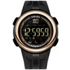 SMAEL Luxus Herrenuhren Gold Sport LED Display Elektronische Uhr Männlich Wecker Chronograph Fanshion Hombre Uhr Mann 1703251V