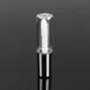 1.2ml Lip Gloss Tube Lips Tomt Clear Bottle Borste Container Beauty Tool Mini Refillerbara Flaskor Lipgloss Silvery HHA140