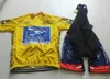 2023 Cattoon Orangel Bcycle Team Krótkie rękawie Maillot Ciclismo Men039s Jersey Summer Dreyble Cycling Sets9860742