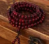 2019 I più nuovi 108 Legno di sandalo Buddista Buddha Meditazione 8mm Preghiera Perlina Mala Collana Bracciale Donna Uomo Gioielli