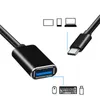 Type C USB 3.1 Mannelijk naar OTG Type-Een Vrouwelijke Adapter voor Letv Huawei Samsung-smartphone