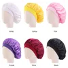 Bonnet de couchage en satin doux Bonnet de salon pour enfants garçons filles confortable enfants nuit sommeil chapeau perte de cheveux bonnet dames costume turban 3-8 ans enfants DHL