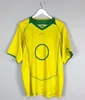 1998 Hem Soccer Jerseys 2002 Retro Zico Shirts Carlos Romario Ronaldo Ronaldinho 2004 Camisa de Futebol 1994 Bebeto 2006 Brasil Kaka