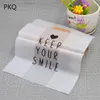 Gift Wrap 100pcs Translucent Storage Bag Frosted Plastic With Handle Large Shopping For Cosmetic/Clothes Present Bags 24x30cm1