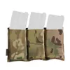 Triple M4 Mag Pouch Multi-Function Väskor Tactical Molle Rapid Reloading Magazine Pouch för Airsoft Wargame Gear Painball Jakt