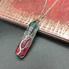 Wire wrap tree of life Natural stone pendant necklace crystal point women men necklaces fashion jewelry will and sandy gift