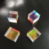 Freeshipping 10 st Vacker defekt X-kub Prism RGB Combiner Splitter Cross Dichroic Prism För Party Hem Dekoration Art DIY