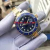 4 Kolor Super N Watch fabryczny 116613LB V7 ETA 2813 Automatyczny ruch Ceramiczny Bezel Sapphire 40mm Niebieski Dial 18k 116613 116610 Zegarki męskie