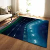 Carpets EuroPen Style plus grand tapis flannel velours en mousse de mousse Joue de basket-ball tapis de lit de crampage