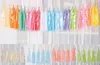 Jednorożec cukierki opalizujący girlanda z frędzlami tęczowy baner trznadel ślub na urodziny i bociankowe Party DIY dekoracje wiszące kolorowe 18 kolorów