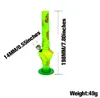 Mini Hookah Shisha Acrylic Bong Water Pipe 19.8CM Height Plastic Smoking Water Pipes Rubber Bottle Hookahs Oil Rigs Pipes