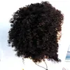 Sufaya Cabeça Completa Brasileira Virgem Humana Remy Kinky Curly Curly Rabota Com Grandes Extensões de Cabelo De Laço Natral Cor Preto 1B Cor 150G Um pacote