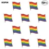 6 Streep Rainbow Pride Revers Pin Flag Badge Broche Pins Badges 10 stks Veel