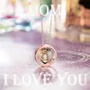 Fashion Custom Pendant Necklace Gift For MomPendant NecklacesGift I LOVE YOU MOM Mother's Day