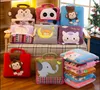 3 stks opvouwbare airconditioner quilt kussen cartoon dier deken sofa cover kinderen beddengoed leverancier 160 * 110