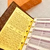 R20105 كبير متوسط صغير حلقة جدول الأعمال غطاء محفظة مصمم إمرأة موضة دفتر حافظة بطاقات الائتمان