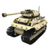 YX Militär Tank Byggstenar, DIY Electric 2.4G RC Developmental Leksaker, Multiplayer interaktion, för barns födelsedag "Party Christmas Gifts