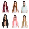 New style perruque longue perruques synthétiques droites naturelles de la cheveux naturelle de différentes couleurs 220gpack 26 pouces4383663