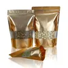 100pcs Gold Embaseed Packaging Package
