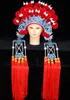 Theater Peking Opera Headdress wedding drama mascot Costume bride crown queen carnival women lady performance stage halloween carn2574