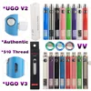 オリジナル EVOD 予熱 VV 可変電圧マイクロ USB 電子タバコ吸うペンバッテリー eGo 充電器 510 スレッド UGO V3 V2 気化器 650 900mAh