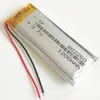 Modell 802260 3.7V 1200mAh Lipo Uppladdningsbart Batteri Lithiumpolymer för MP3 DVD-kudde Mobiltelefon GPS Power Bank Camera E-Books Recoder