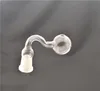 10 14 18mm Mannelijke Vrouwelijke glazen pijp Helder Dik Pyrex Glas Olie Brander Waterleidingen voor Booreilanden Glazen Waterpijpen Adapter 30mm Grote Kommen voor Roken