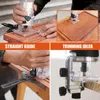 Freeshipping 1300W 6.35mm elektrische trimmer hout laminaat router houtbewerking trimmen power tools carving freesmachine