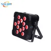 UK stock Professional dj lights led uplights 12x18W RGBAW-UV 6in1 dmx wifi wireless flat led par light