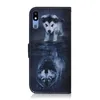 Plånbokfodral för Samsung Galaxy A2 Core Filp -täckning som säljer färgat mönster Wolf Tiger Lion Owl Dog With Card Slot Design1332125